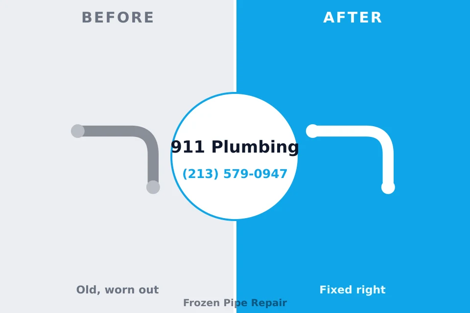 Before and after: plumbing repair Sun City Center, FL